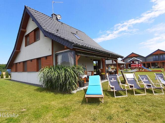 Holiday Home With A Terrace, Sauna, Jacuzzi Mielenko Eksteriør billede