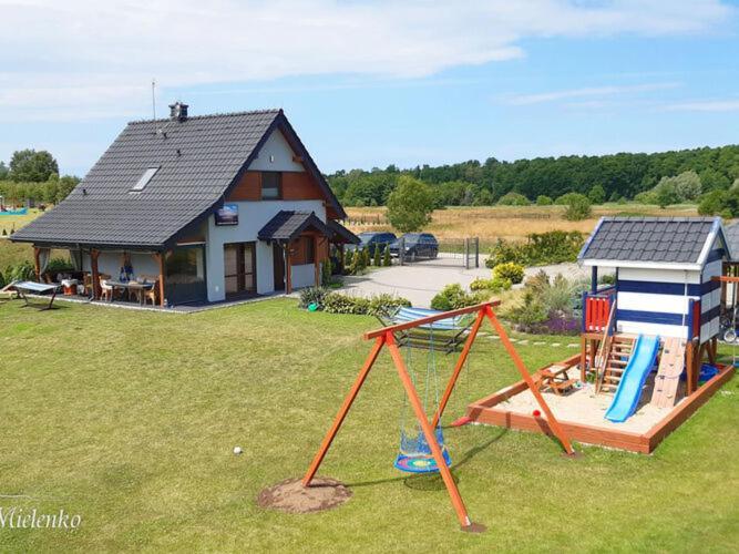Holiday Home With A Terrace, Sauna, Jacuzzi Mielenko Eksteriør billede